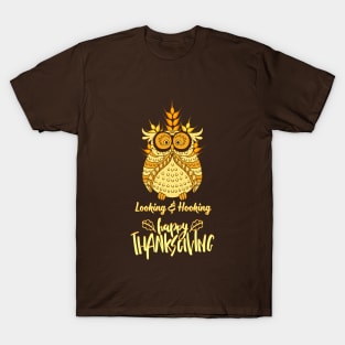 Whimsical Thanksgiving: Looking & Hooking with the Owl T-Shirt